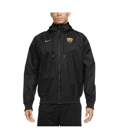 Men's Black Pumas Windrunner Raglan Full-Zip Jacket $44.85 Jackets