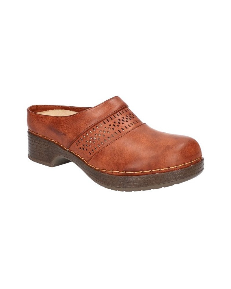 Women's Easy Works Sidra Slip Resistant Clogs Hickory $47.15 Shoes