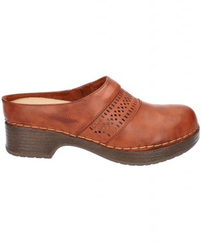 Women's Easy Works Sidra Slip Resistant Clogs Hickory $47.15 Shoes