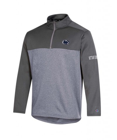 Men's Navy Penn State Nittany Lions Gameday Quarter-Zip Jacket $30.59 Jackets