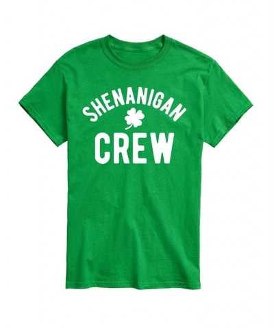 Men's Shenanigan Crew Graphic T-shirt Green $15.30 T-Shirts