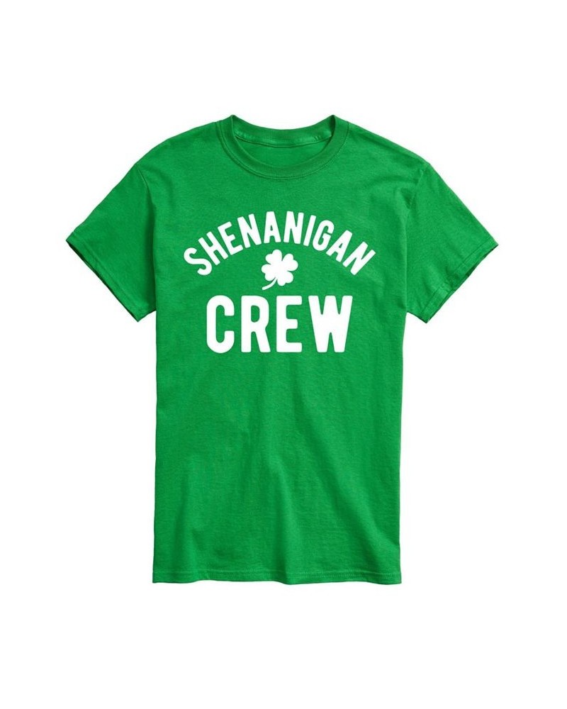 Men's Shenanigan Crew Graphic T-shirt Green $15.30 T-Shirts