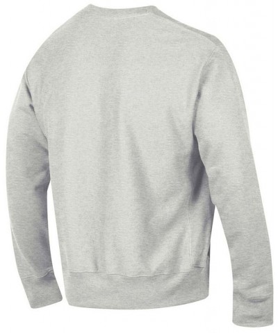 Men's Gray Hawaii Warriors Arch Over Logo Reverse Weave Pullover Sweatshirt $46.74 Sweatshirt