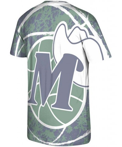 Men's Green Dallas Mavericks Hardwood Classics Jumbotron T-shirt $29.06 T-Shirts