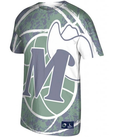 Men's Green Dallas Mavericks Hardwood Classics Jumbotron T-shirt $29.06 T-Shirts