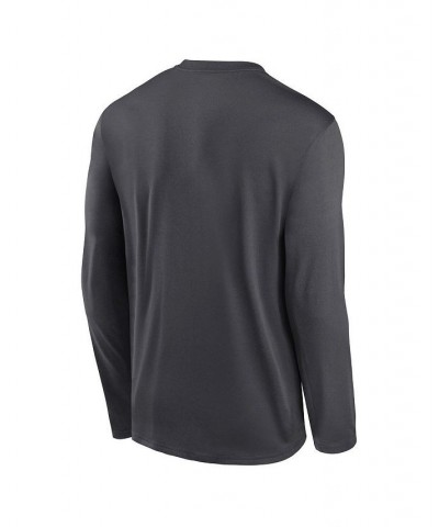 Men's Anthracite San Francisco Giants Icon Legend Performance Long Sleeve T-shirt $28.04 T-Shirts