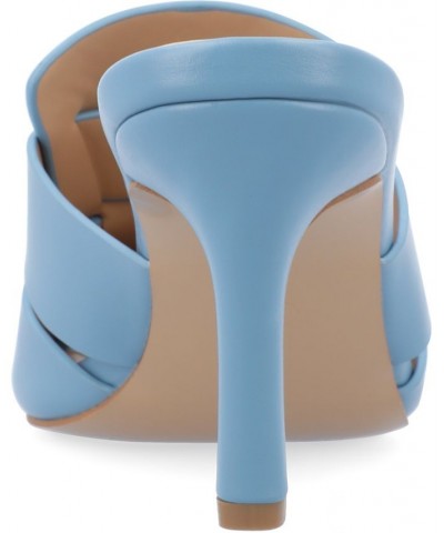 Women's Tristin Slip-on Heels Blue $47.50 Shoes