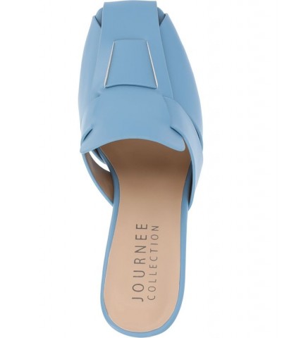 Women's Tristin Slip-on Heels Blue $47.50 Shoes