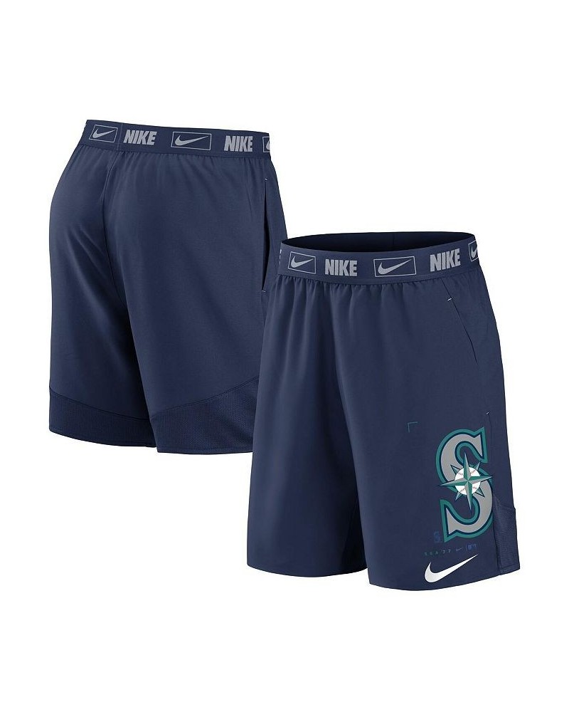 Men's Navy Seattle Mariners Bold Express Performance Shorts $23.65 Shorts