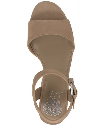 Ranneli Strappy Espadrille Platform Sandals Tan/Beige $47.73 Shoes