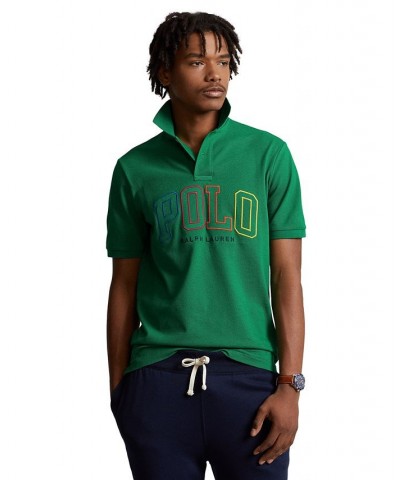 Men's Classic-Fit Mesh Polo Shirt Green $51.30 Polo Shirts