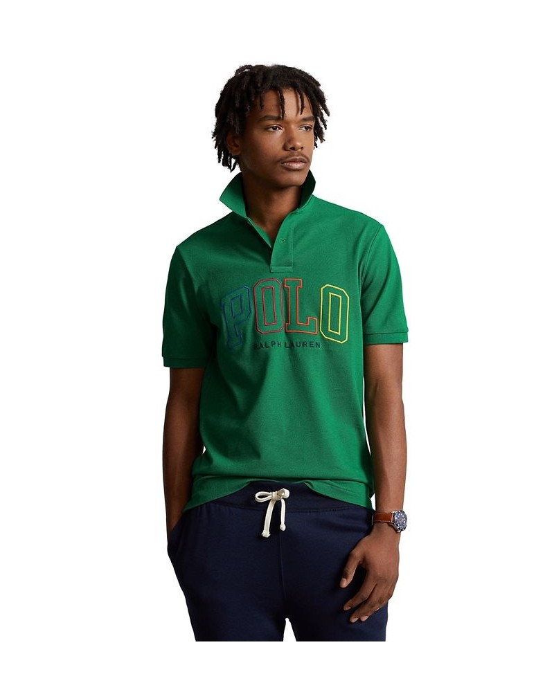 Men's Classic-Fit Mesh Polo Shirt Green $51.30 Polo Shirts