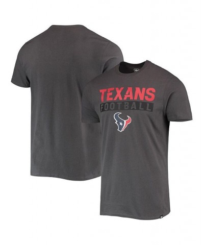 Men's '47 Charcoal Houston Texans Dark Ops Super Rival T-shirt $17.94 T-Shirts