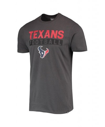 Men's '47 Charcoal Houston Texans Dark Ops Super Rival T-shirt $17.94 T-Shirts