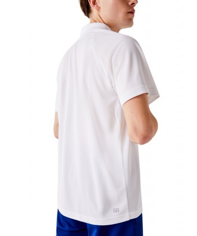 Men's SPORT Breathable Run-Resistant Interlock Polo Shirt White $39.96 Polo Shirts