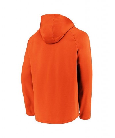 Men's Branded Orange Philadelphia Flyers Iconic Defender Fleece Pullover Hoodie $34.97 Sweatshirt