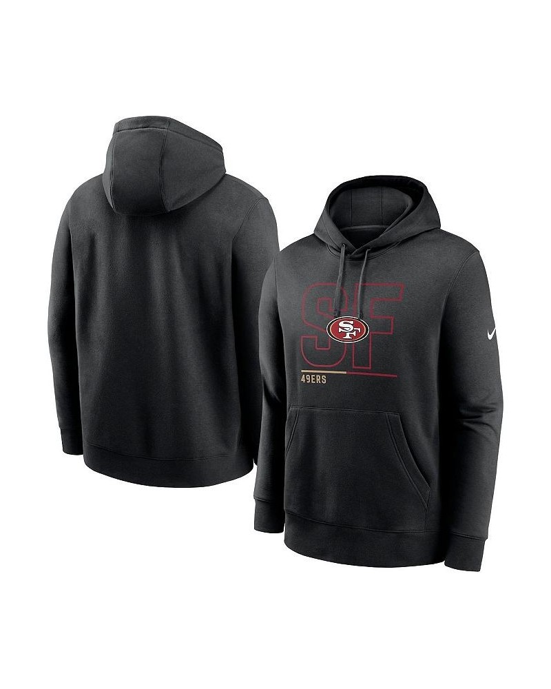 Men's Black San Francisco 49ers City Code Club Fleece Pullover Hoodie $44.19 Sweatshirt