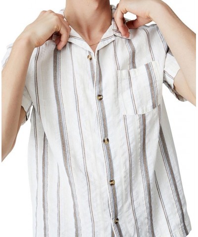 Men's Riviera Short Sleeve Shirt White $16.00 Shirts