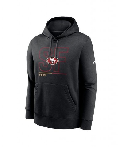 Men's Black San Francisco 49ers City Code Club Fleece Pullover Hoodie $44.19 Sweatshirt