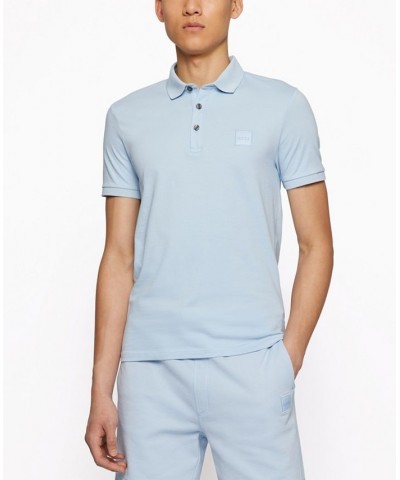 BOSS Men's Slim-Fit Polo Shirt Blue $48.02 Polo Shirts