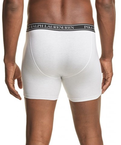 Men's Big & Tall Stretch Classic Boxer Briefs, 3-Pack White $28.75 Underwear