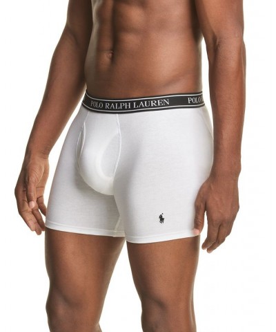 Men's Big & Tall Stretch Classic Boxer Briefs, 3-Pack White $28.75 Underwear