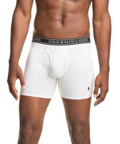 Men's Big & Tall Stretch Classic Boxer Briefs, 3-Pack White $28.75 Underwear