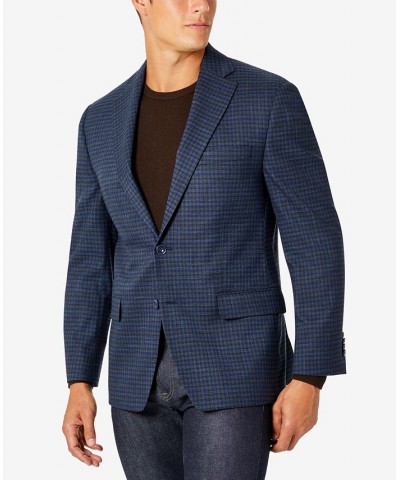 Men's Modern-Fit Pattern Check Sport Coats PD06 $103.70 Blazers