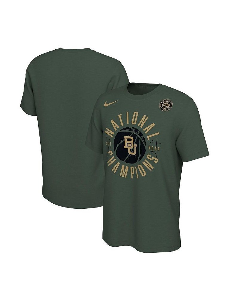 Men's Green Baylor Bears 2021 NCAA Men's Basketball National Champions Celebration Circle T-shirt $18.55 T-Shirts