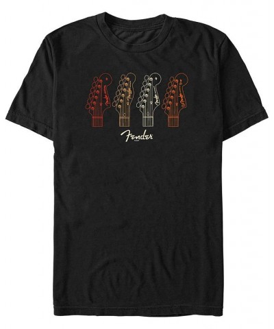 Men's Fender Fall Colored Stocks Short Sleeves T-shirt Black $15.05 T-Shirts