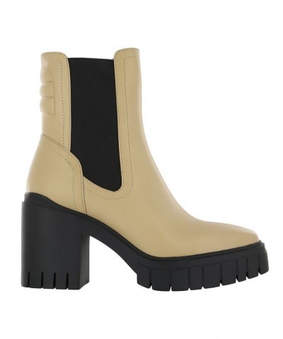 Women's Deva Boots Tan/Beige $44.00 Shoes