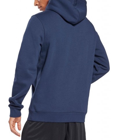 Men's Logo-Print Fleece Hoodie Vector Navy $17.60 Sweatshirt