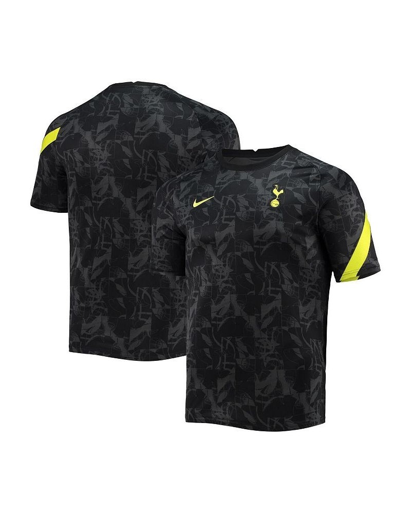 Men's Black Tottenham Hotspur 2021/22 Pre-Match Performance Jersey $34.79 Jersey