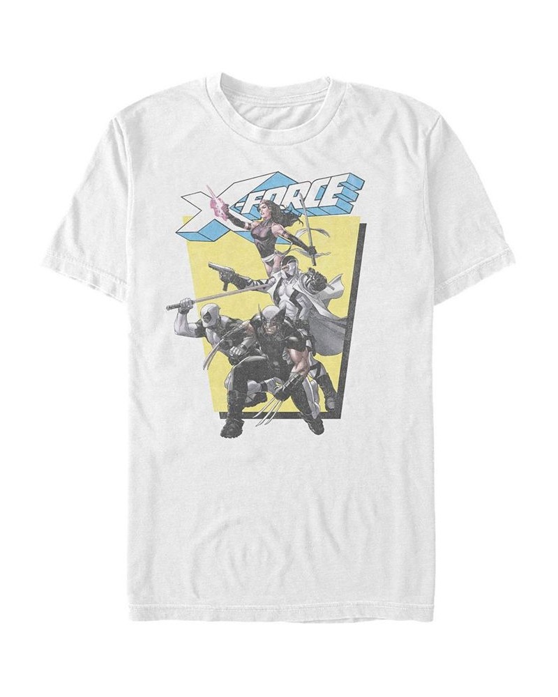 Men's X-Force Group Short Sleeve T-shirt White $15.40 T-Shirts