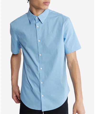 Men's Slim-Fit Stretch Solid Shirt PD03 $38.25 Shirts