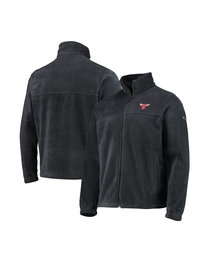 Men's Black Chicago Bulls Flanker Full-Zip Jacket $46.55 Jackets