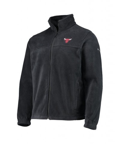 Men's Black Chicago Bulls Flanker Full-Zip Jacket $46.55 Jackets