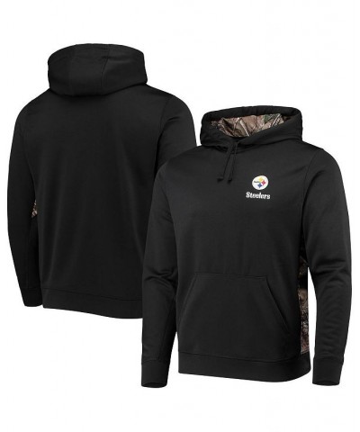 Men's Black, Realtree Camo Pittsburgh Steelers Logo Ranger Pullover Hoodie $25.85 Sweatshirt