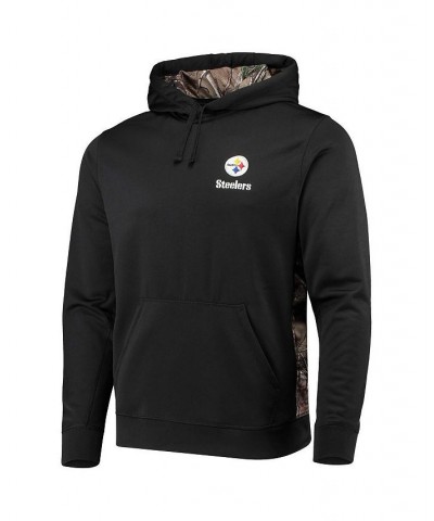 Men's Black, Realtree Camo Pittsburgh Steelers Logo Ranger Pullover Hoodie $25.85 Sweatshirt