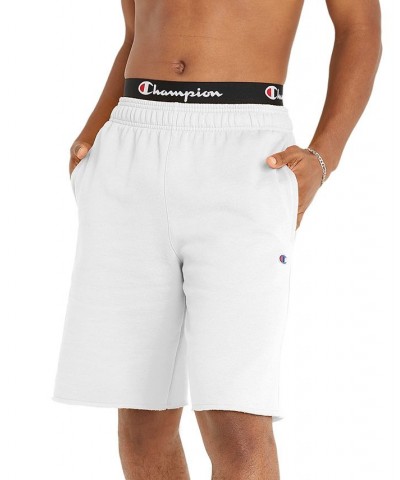 Men's Big & Tall Powerblend Standard-Fit 10" Fleece Shorts White $18.85 Shorts