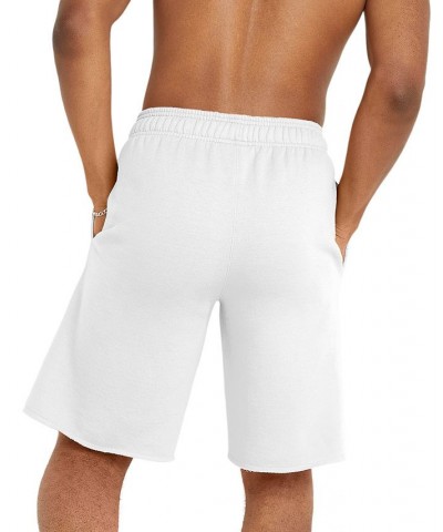 Men's Big & Tall Powerblend Standard-Fit 10" Fleece Shorts White $18.85 Shorts