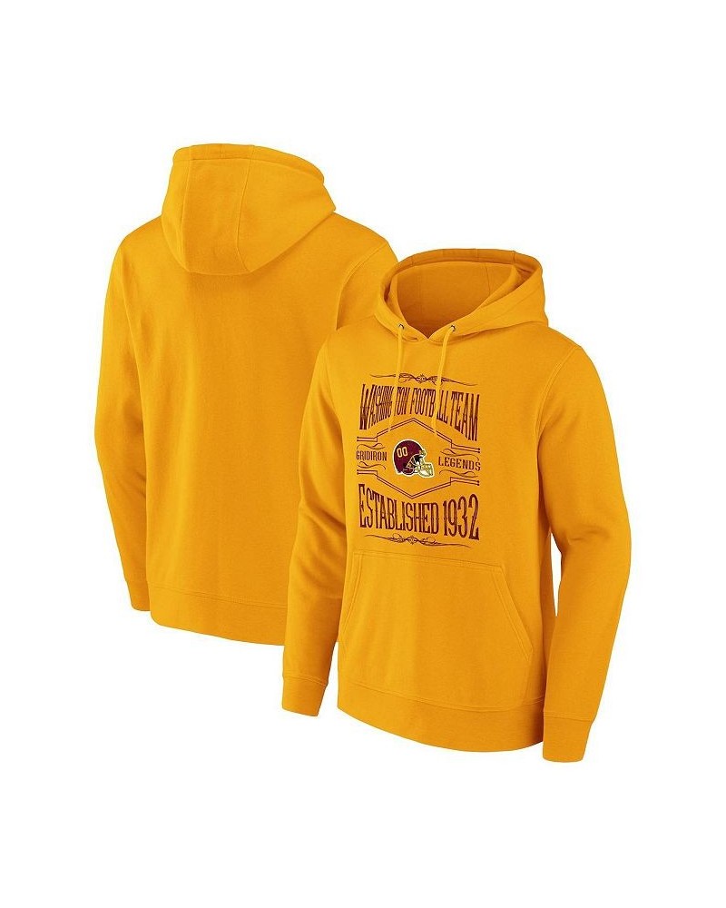 Men's NFL x Darius Rucker Collection by Gold Washington Football Team 2-Hit Pullover Hoodie $27.28 Sweatshirt