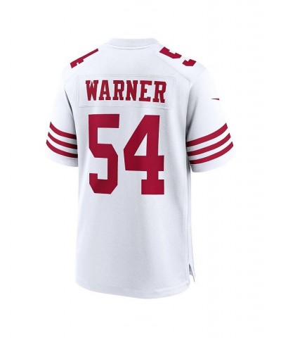 Men's Fred Warner White San Francisco 49ers Player Game Jersey $47.08 Jersey