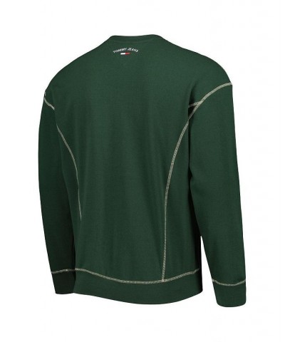 Men's Hunter Green Milwaukee Bucks Peter French Terry Pullover Sweatshirt $32.90 Sweatshirt