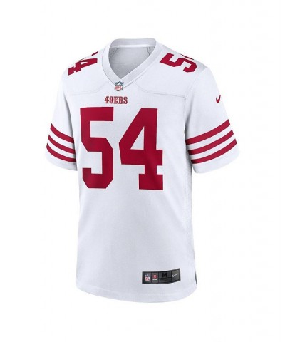 Men's Fred Warner White San Francisco 49ers Player Game Jersey $47.08 Jersey