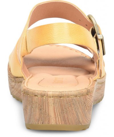 Women's Aida Comfort Sandal Yellow $51.70 Shoes