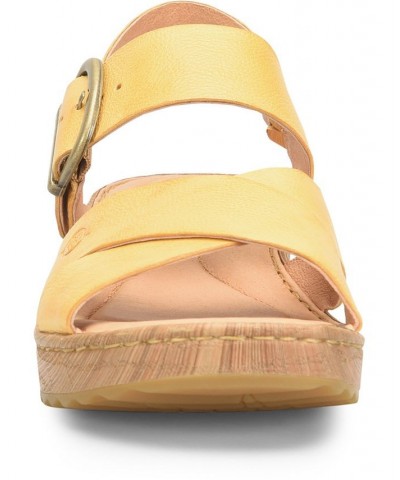 Women's Aida Comfort Sandal Yellow $51.70 Shoes