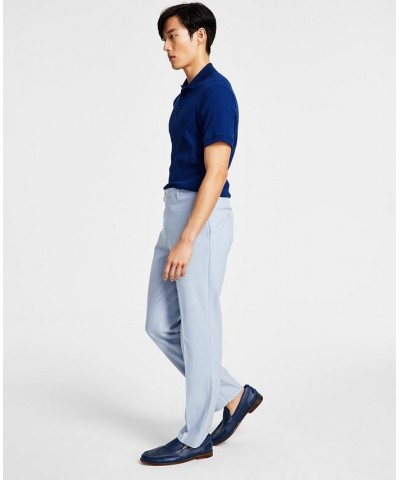 Men's Classic-Fit Solid Flat-Front Dress Pants PD06 $24.75 Pants