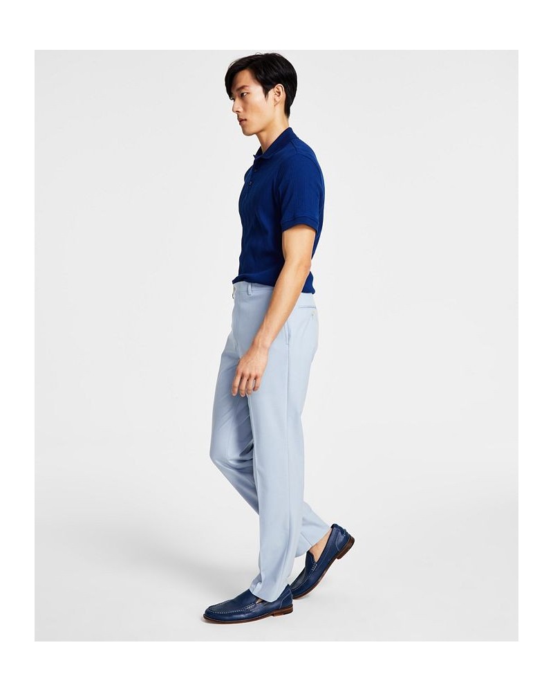 Men's Classic-Fit Solid Flat-Front Dress Pants PD06 $24.75 Pants