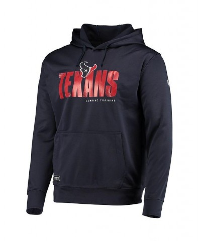 Men's Navy Houston Texans Combine Authentic Hard Hash Pullover Hoodie $30.36 Sweatshirt